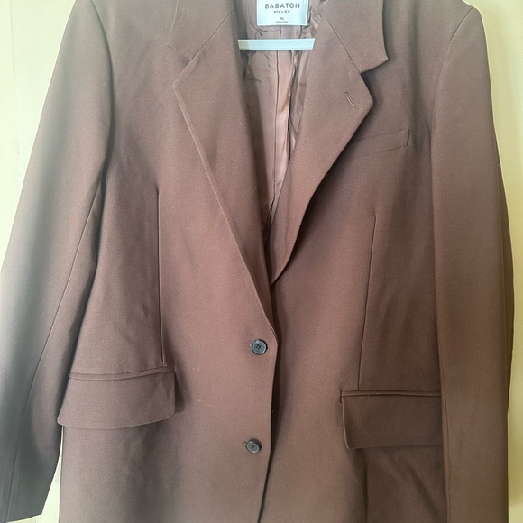 Babaton Chocolate Brown Women's Blazer - Picture 3 of 5